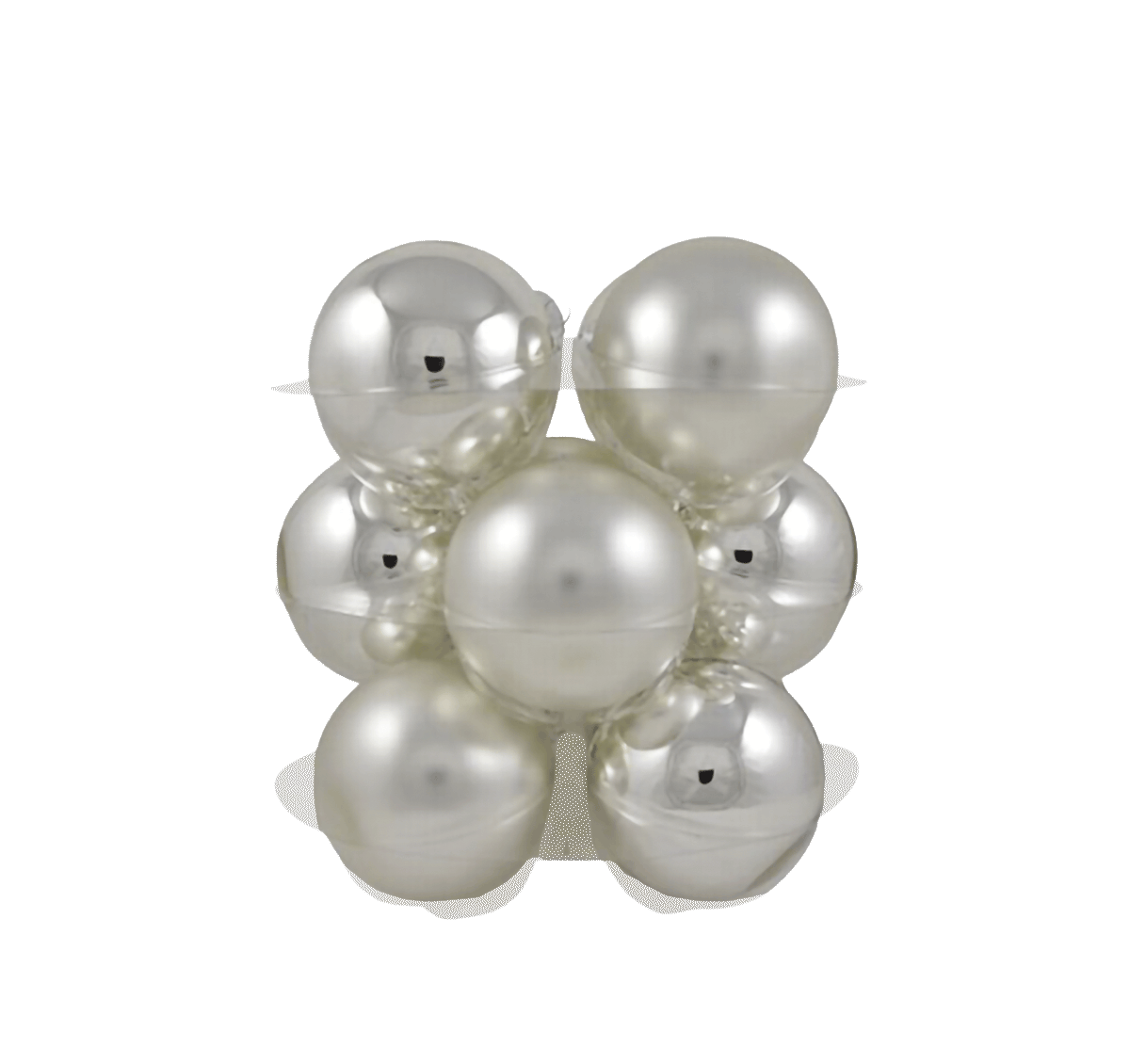 K508685 palle di natale in vetro- Weihnachtskugel auf Glas